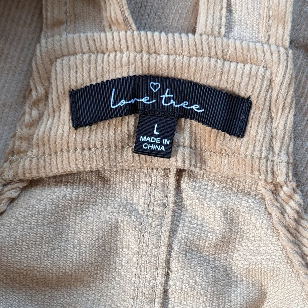 Corduroy Miniskirt Overalls - Picture 3 of 4